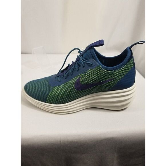 Nike Women’s 9 Lunarelite Sky HI JCRD 654169-400 Blue Green Running Shoes - Picture 4 of 10